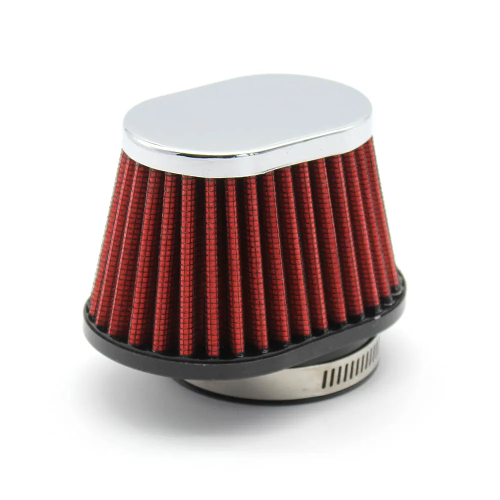 

4X Set 50mm Inlets Pod Cone Motorbike Motorcycle Air Filter Cleaner Re-usable