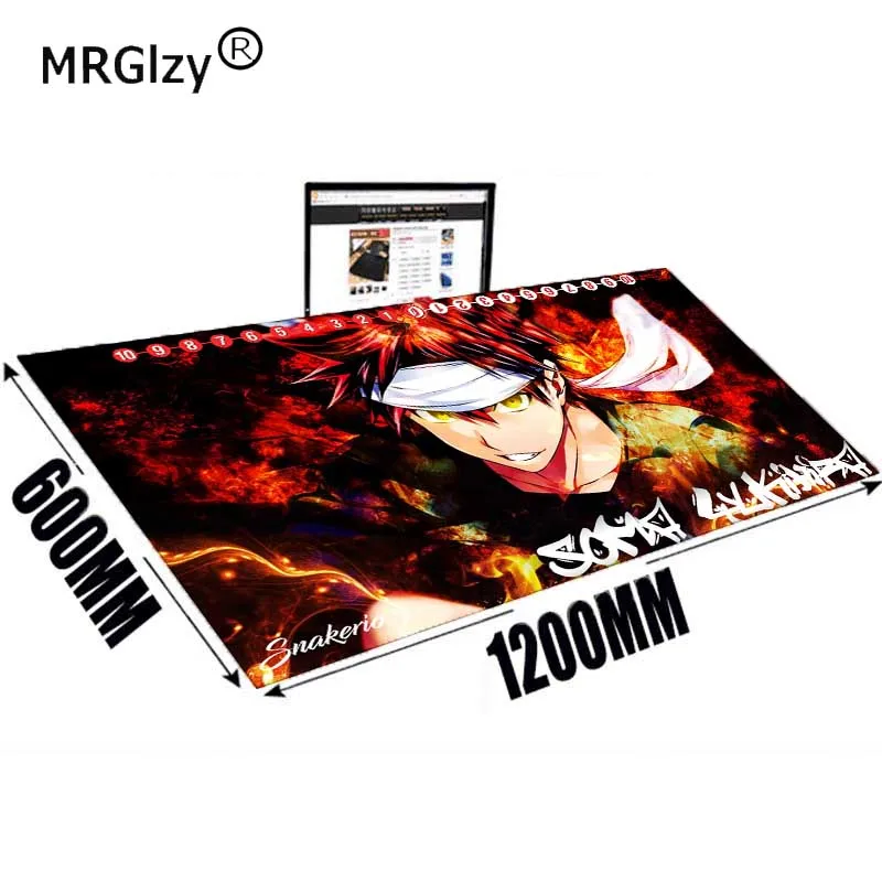 

MRGLZY anime 120X60CM big mouse pad gaming accessories office desk mat computer household carpet waterproof