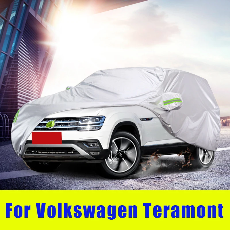 Waterproof full car covers Outdoor Sunshade Dustproof Snow For Volkswagen VW Teramont 2017-2021 Accessories