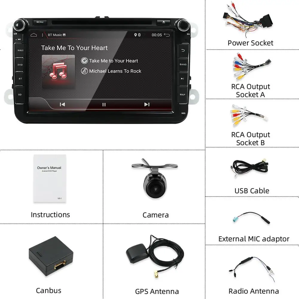 Автомагнитола Bosion 2 din с dvd навигацией для VW Volkswagen GOLF 4 5 6 POLO PASSATCC JETTA TIGUAN TOURAN SCIROCCO T5