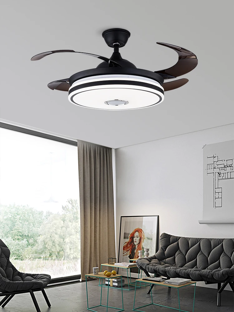 Новый высококачественный современный Невидимый вентилятор лампа с акриловым