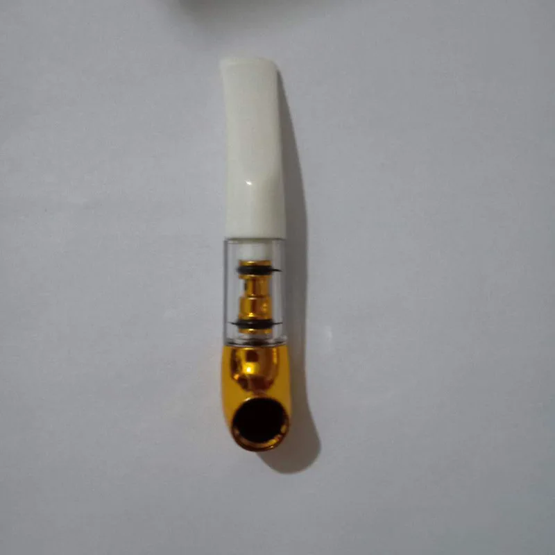 Пепельница домашний синий фарфор сигаретный фильтр пищевой пластиковый держатель для сигарет мундштук фильтрация очистки подарки для мужчин - Цвет: Красный