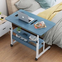 new bedside lifting computer laptop table movable height adjustable woodsteel frame modern simple laptop table stand desk