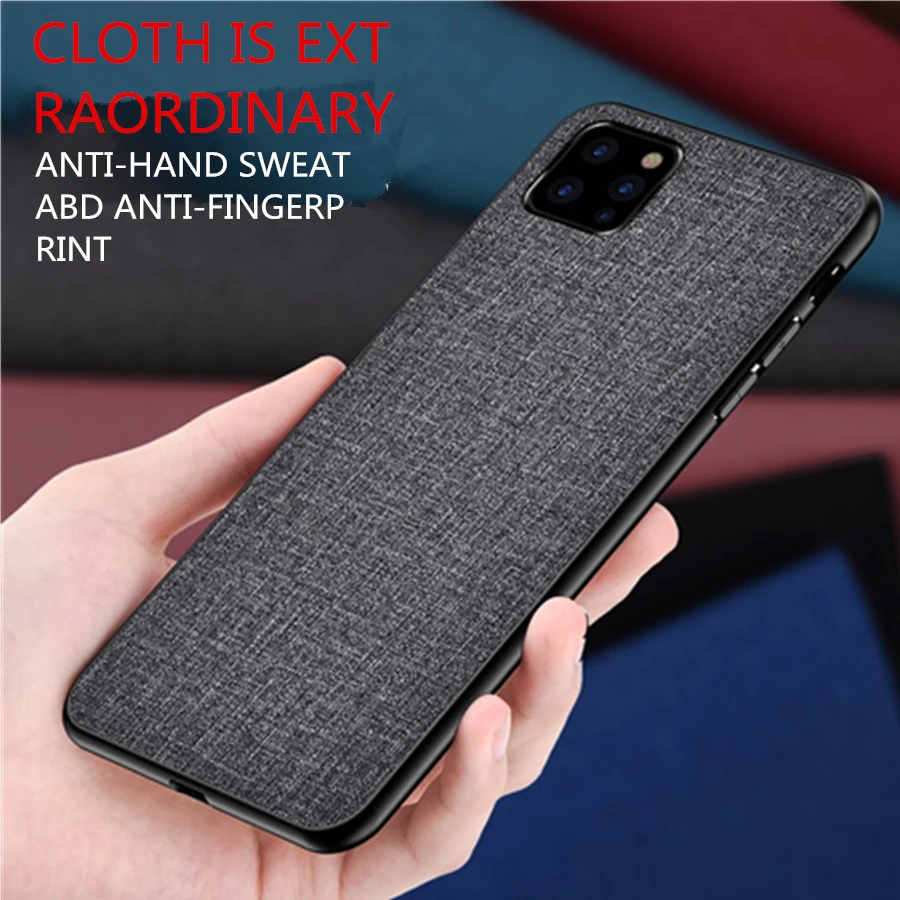retro fabric shockproof case for iphone se 2020 cover pu cases for iphone 12 6 76 15 4 inches） soft case fundas free global shipping