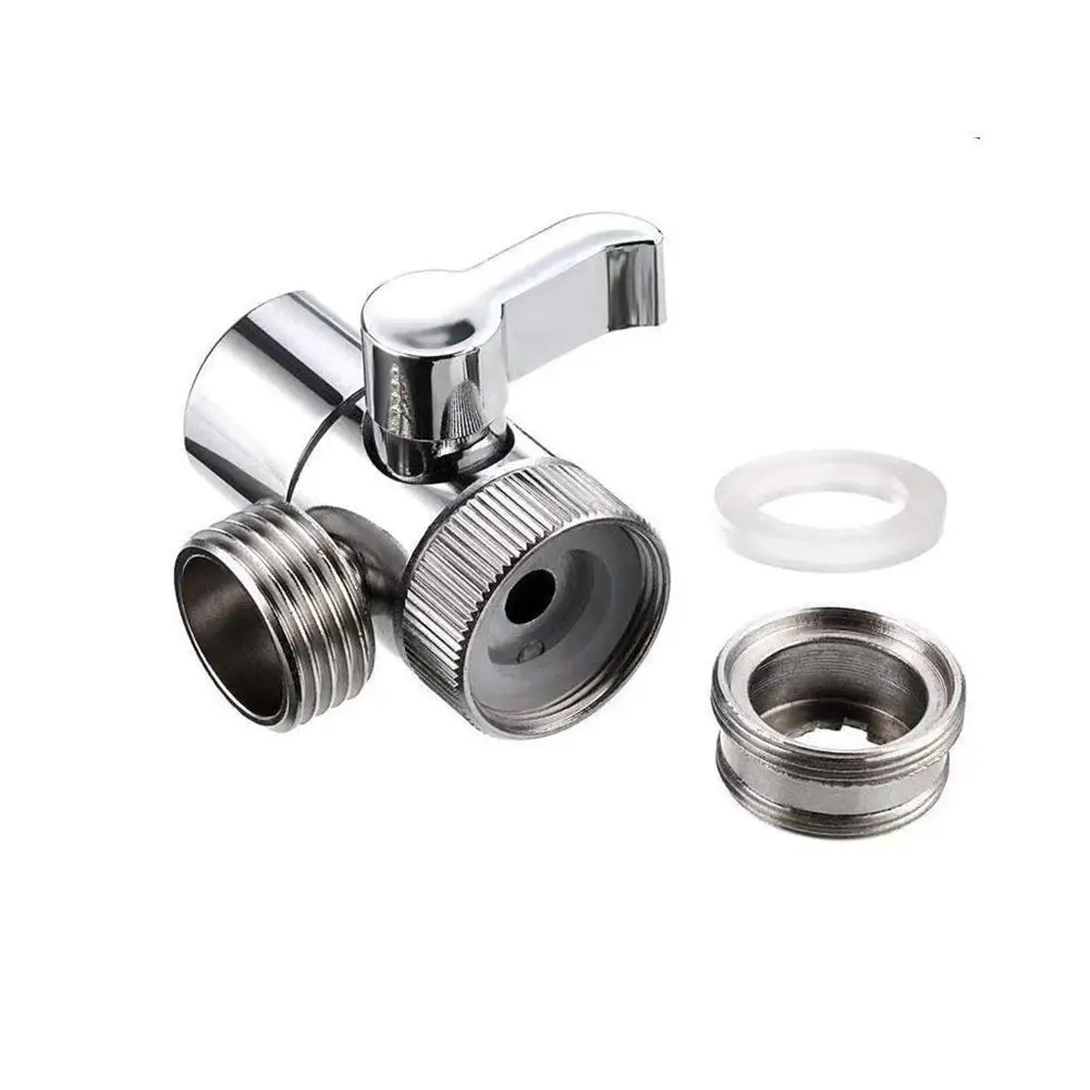 

3-way Brass Diverter Valve For Kitchen Bidet And Supplies Basin Replacement Faucet Bathroom Part Accessories