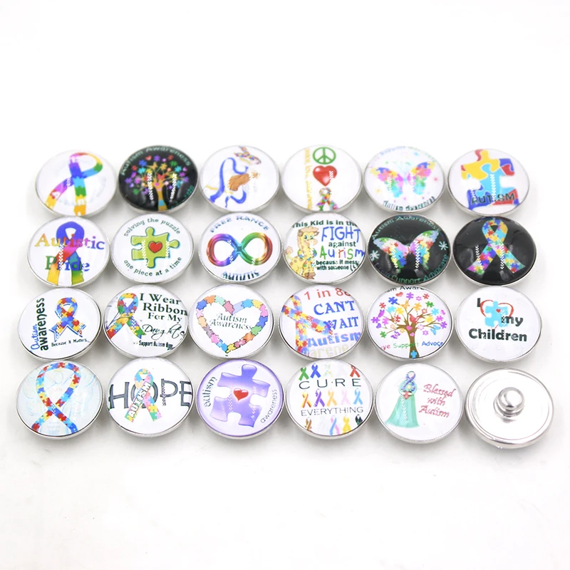 24 шт. сменные ювелирные изделия 18 мм|jewelry glass|18mm snapssnaps glass |