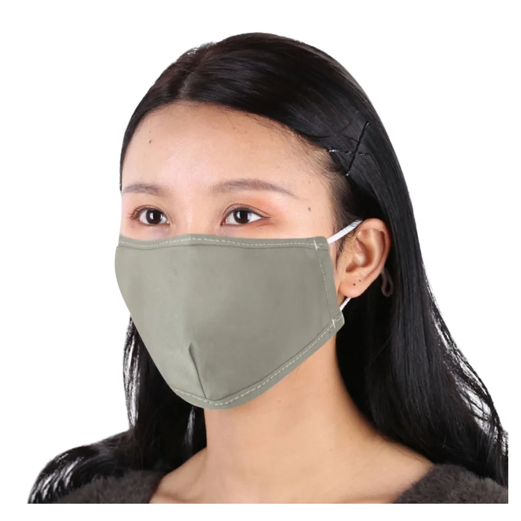 

2PCS Women Man Facemask Outdoor Cycling Face Mask Washable Reusable Cotton Facemasks Earloop Mascarillas Masque De Protection