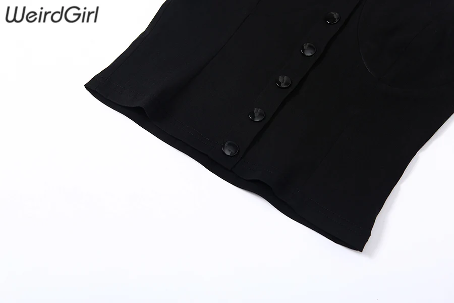 Weirdgirl women sexy tank tops party night club solid color slim sleeveless female vest crop tops off shoulder summer new