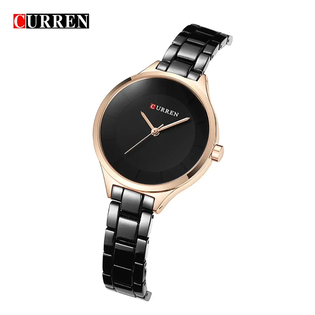 Carrian 9015 простые часы маленькие часы кварцевые женские стальная лента для часов деловые повседневные женские часы