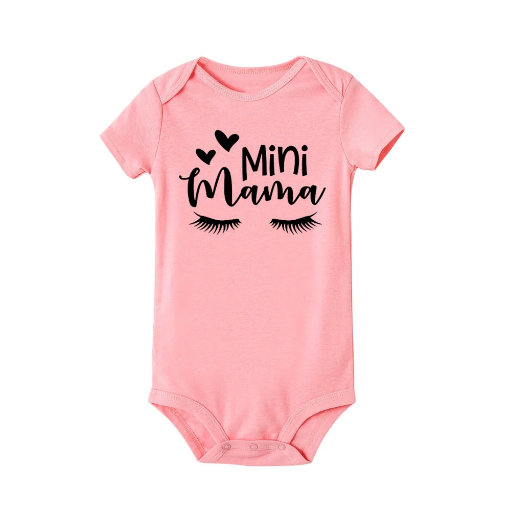 

Mama's Mini Me Newborn Infant Baby Girls 2018 New Romper Short Sleeve Jumpsuit Summer Outfits Sunsuit Clothes 0-24M