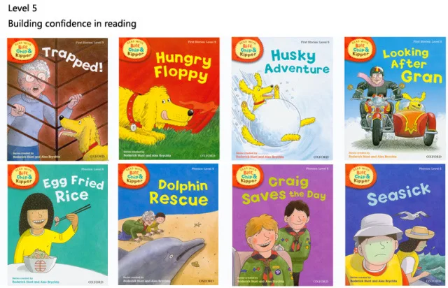 25 Books 4-6 Oxford Reading Tree Biff Chip&ampKipper Children Learning English Education Picture Book Point-to-read Version |