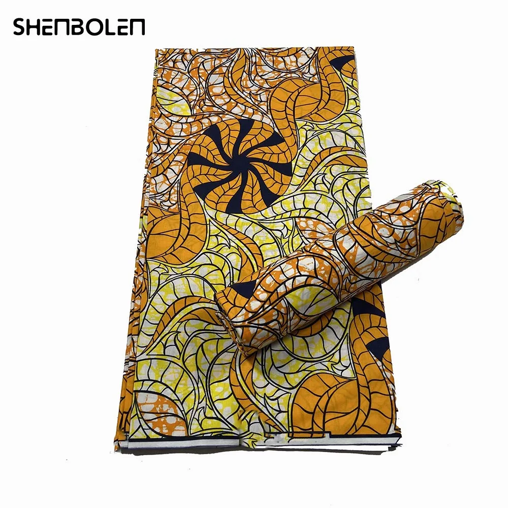 

Африканская Анкара, ткань, 6 ярдов, чистый хлопок, Анкара, Нигерия, 100% чистый хлопок, Африканское платье, воск в стиле пэчворк