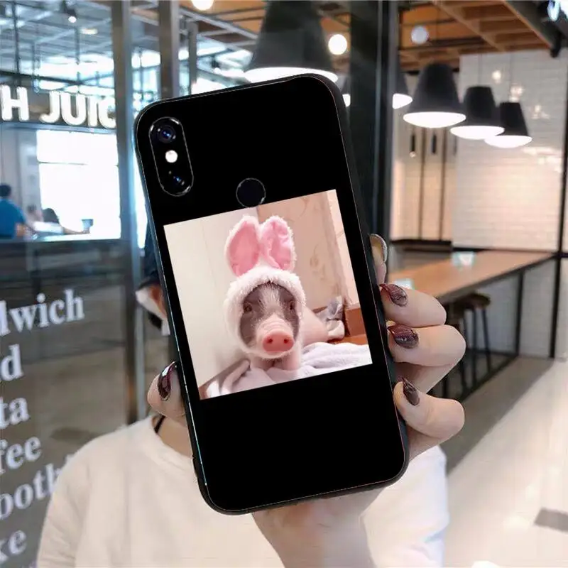 

Cute pet pig Phone Case For Xiaomi Redmi 7 8 9t 9se k20 mi8 max3 lite 9 note 9s 10 pro