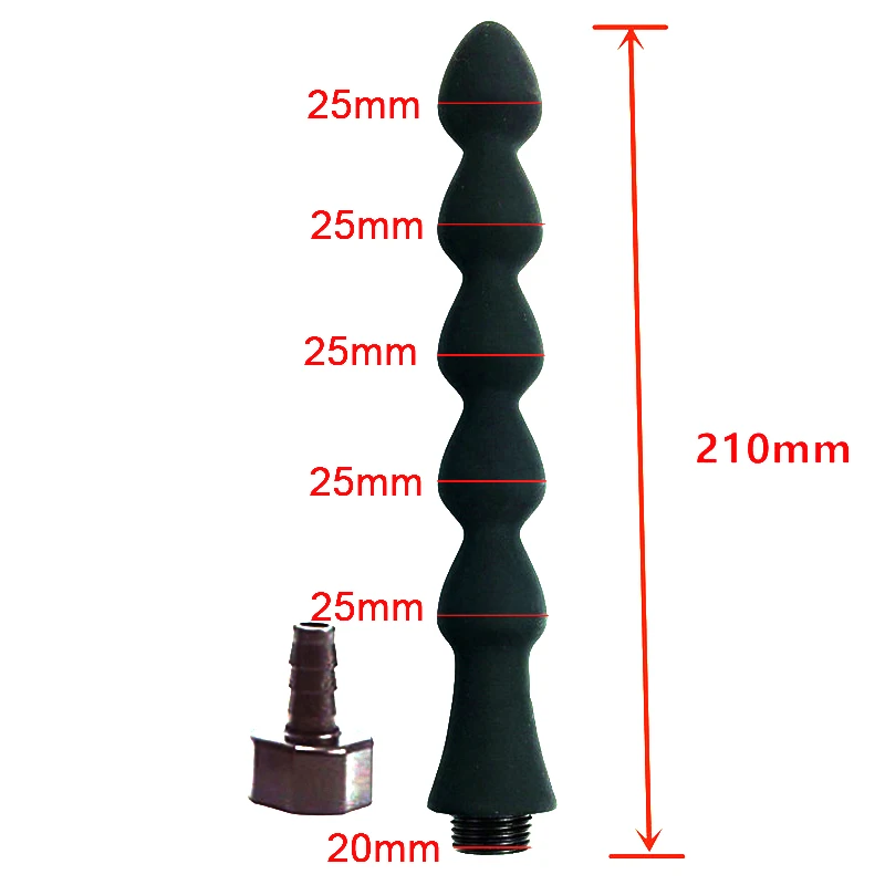 Силиконовый анальный душ Wetips анальная клизма для очистки биде душевая лейка