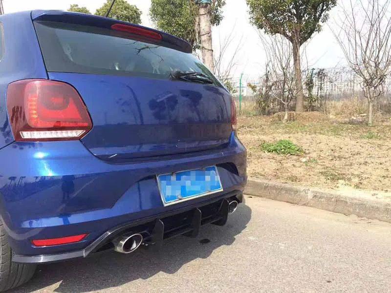 Задний спойлер для Polo GTI отделка плавников акул чехол Volkswagen VW 2015 2016 2017 2018 защита