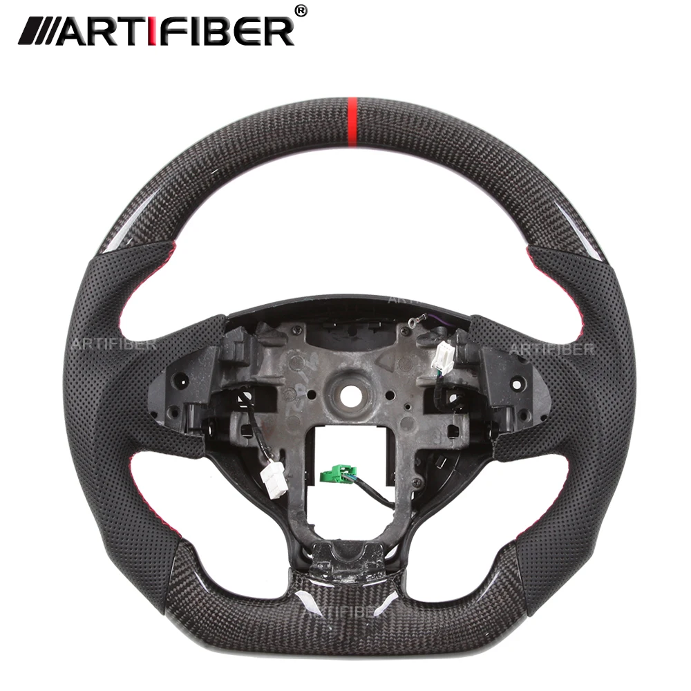 

100% Real Carbon Fiber Steering Wheel for Mitsubishi EVO X