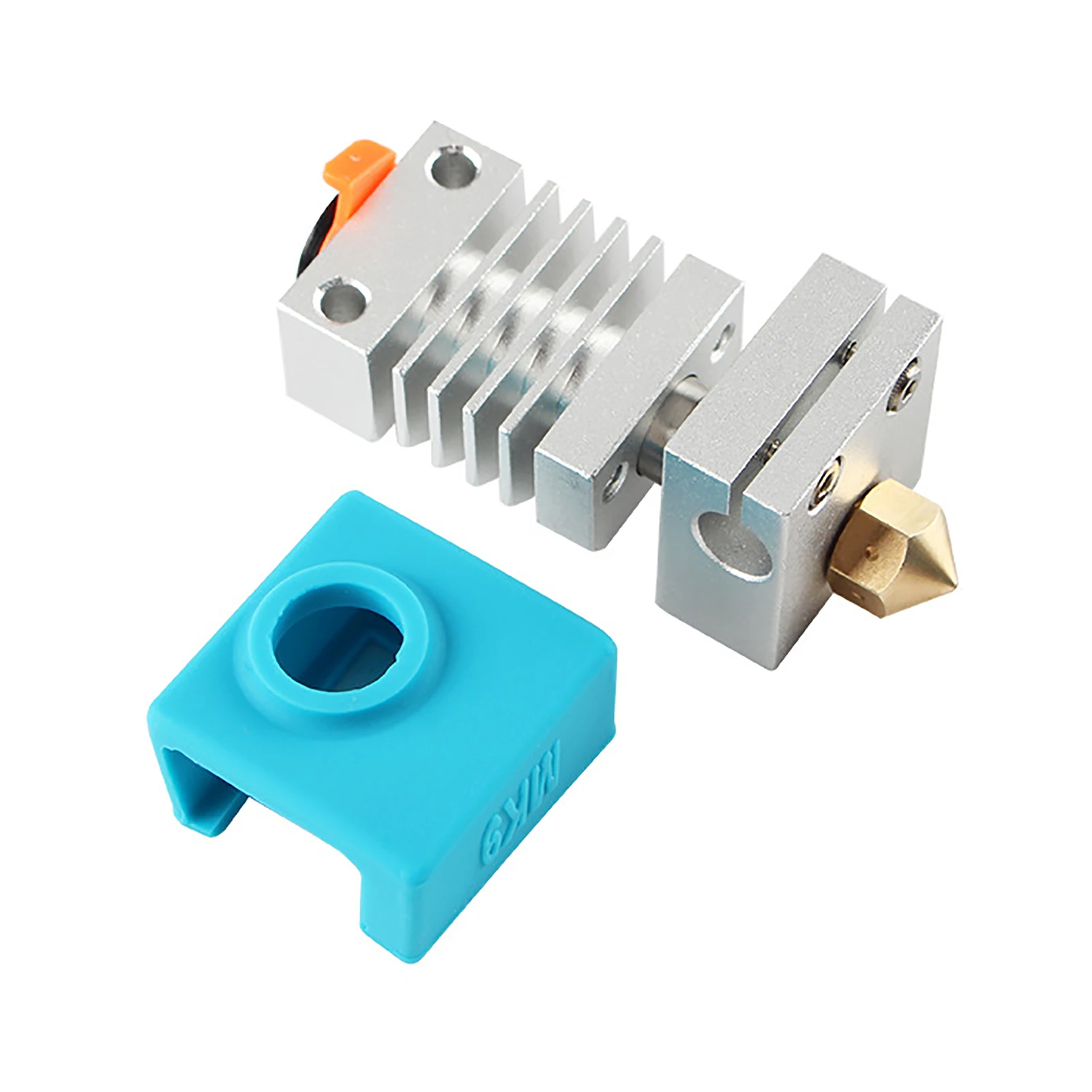 

3D Printer Extruder Hotend Kit For CR- 10 -MINI, CR-20, CR-20 PRO, TronXY Printer Accessories Heating Block 0.4mm transparent