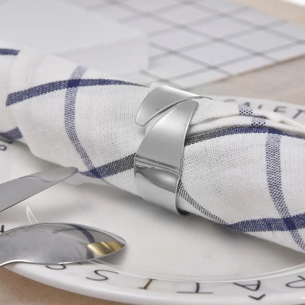 Многофункциональное кольцо для салфеток с пряжкой свадебных торжеств и