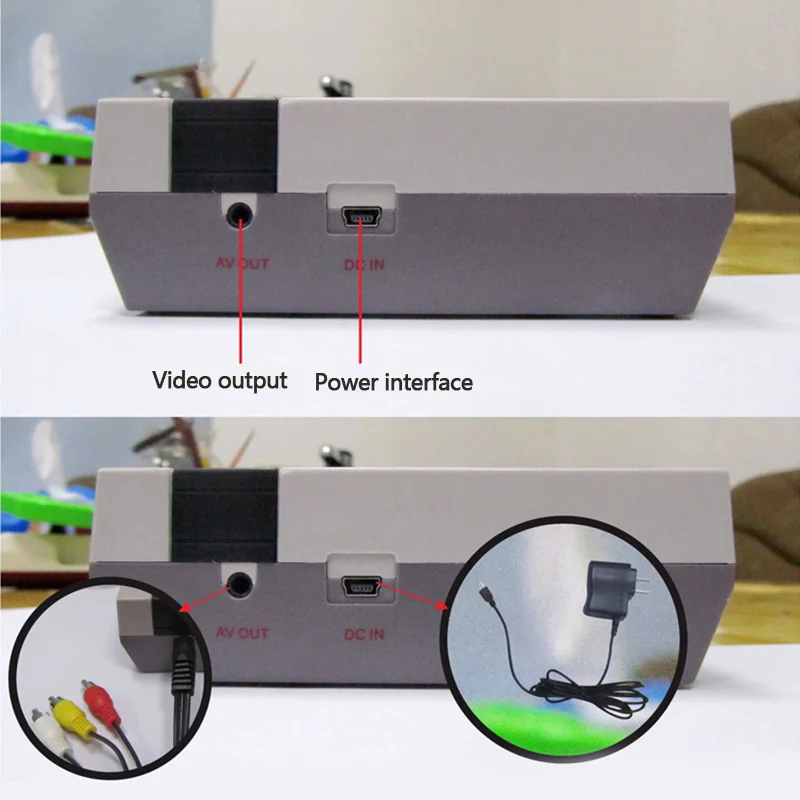 Мини-ТВ Портативный семейный отдых игровая консоль AV порт Ретро встроенный 500/620