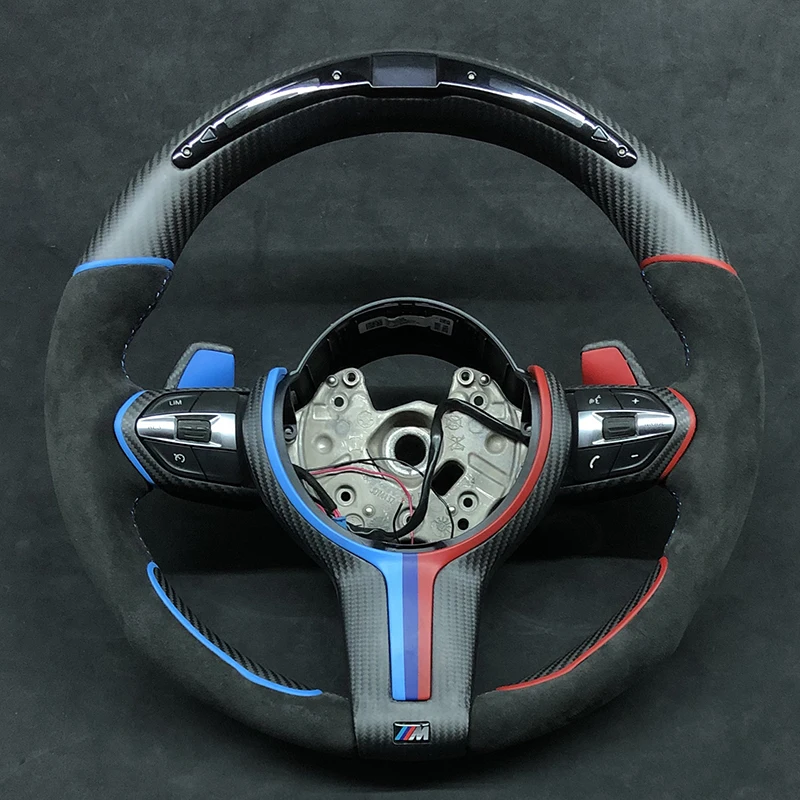 Рулевое колесо из настоящего углерода для BMW M Sport F30 F31 F34 F10 F11 F07 F45 F46 F22 F23 M235i M240i |