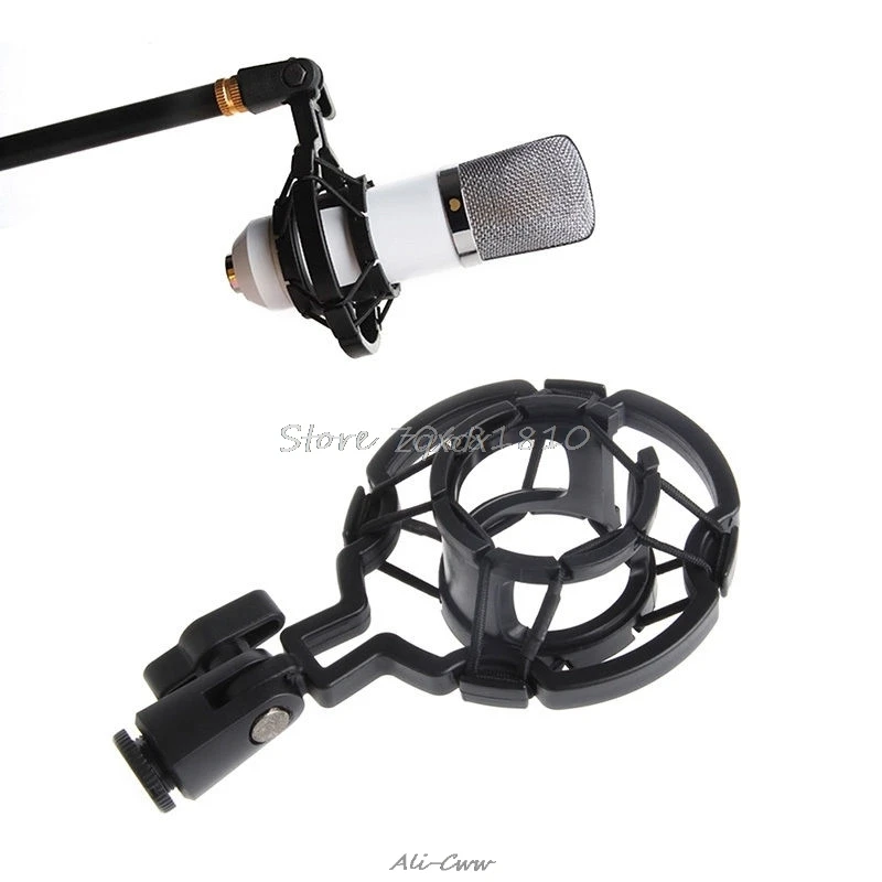 

Universal Mic Microphone Shock Mount Holder Clip Stand For Studio Recording