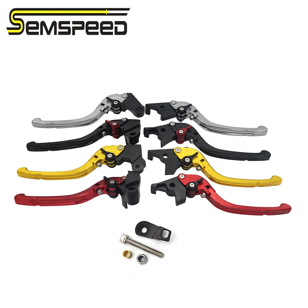 SEMSPEED CNC пара мотоцикл adv150 Логотип Регулируемые фиксирующие рычаги складные
