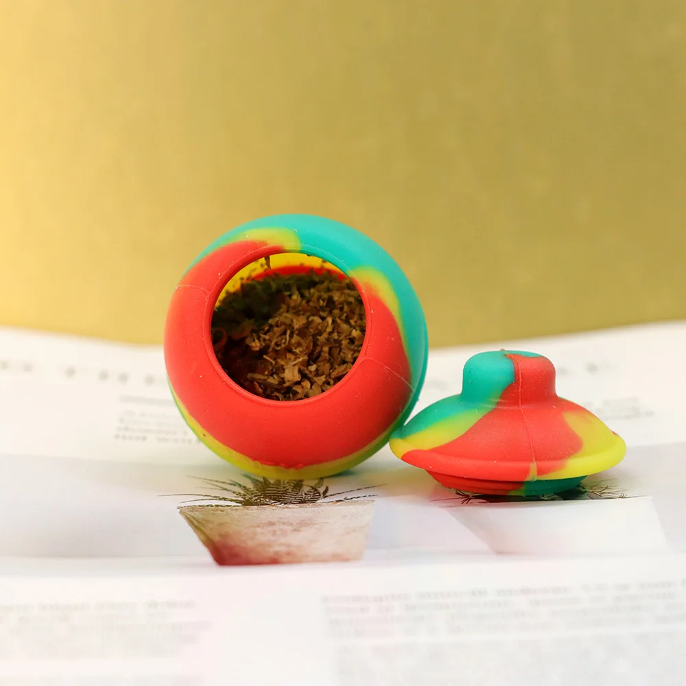 Новое поступление силиконовые урна шкатулка Форма банка для табака таблетница