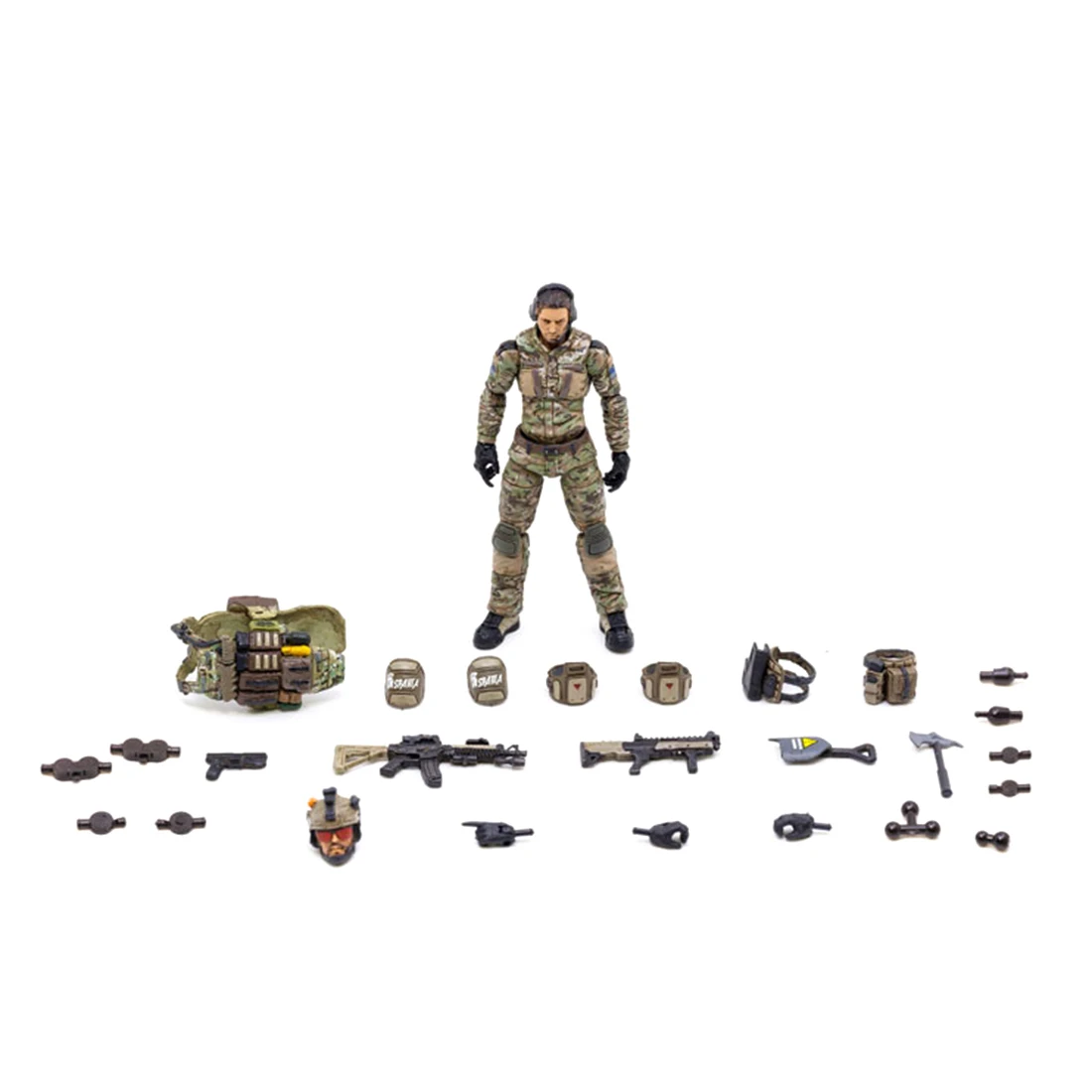 

Surwish 10.5cm 1/18 Removable Soldier Model Paladin Hero Model With High Degree Of Reduction (Double Head Sculpts) 2019