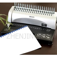 comb binding machine clip aprons finance only single handle manual punching a4 document binding tools office equipment