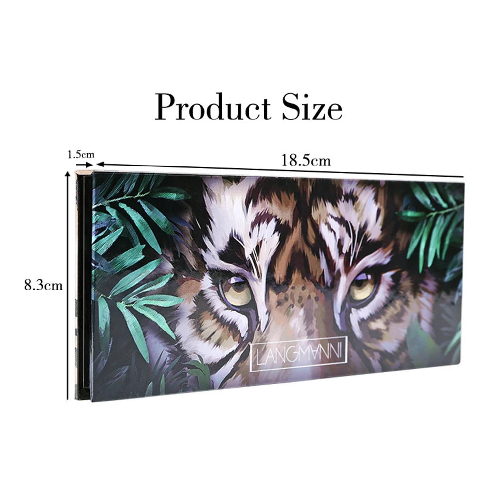 Палитра матовых теней для век 14 цветов тени с тигровым блеском долговечный