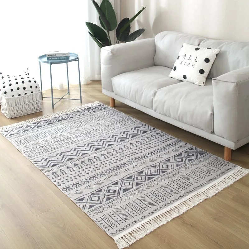 carpets rug for bedroom living room bohemian tassels handmade kichen floor mats morocco area rugs entrance doormat home decor free global shipping