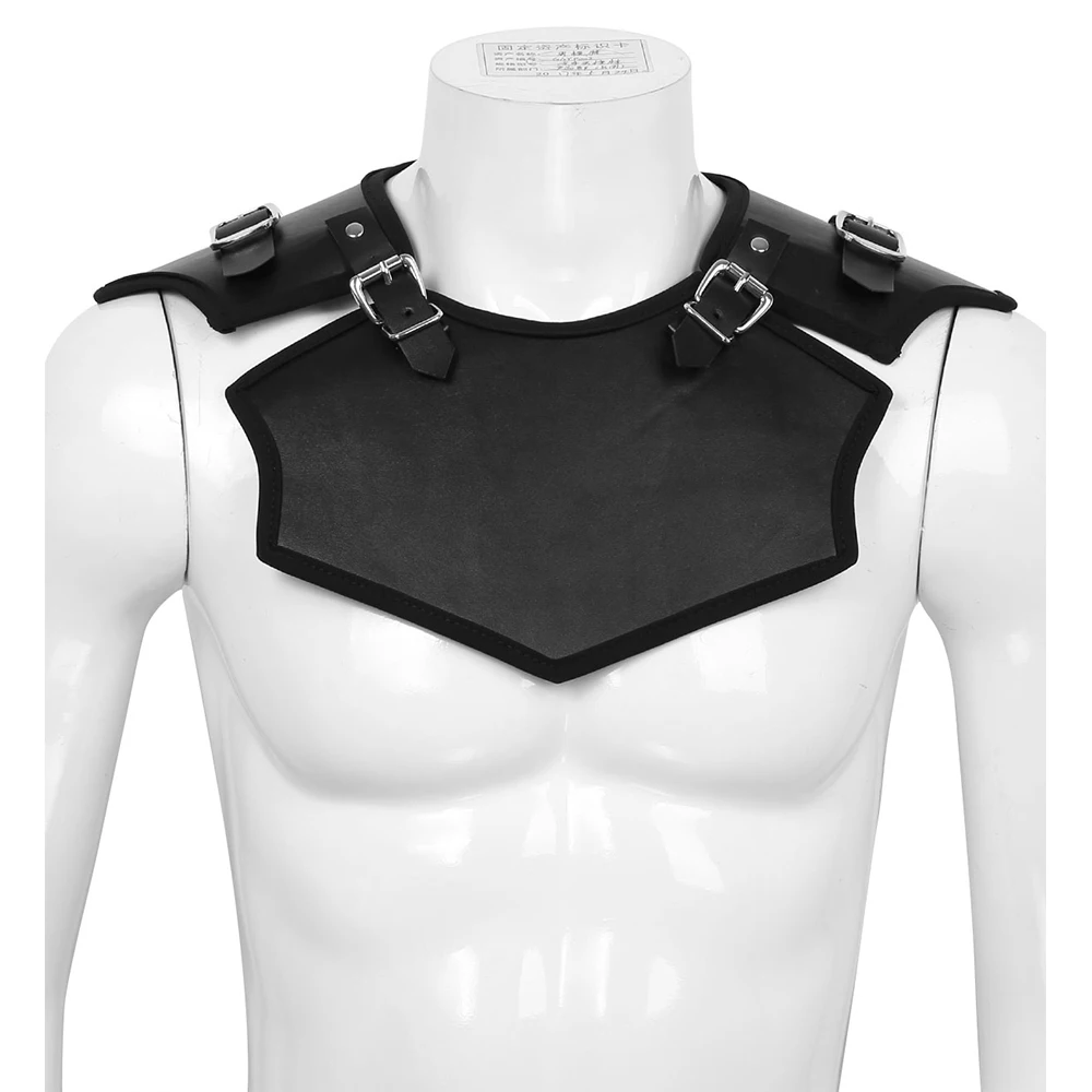 Мужская защитная накладка на шею из искусственной кожи ручной работы |