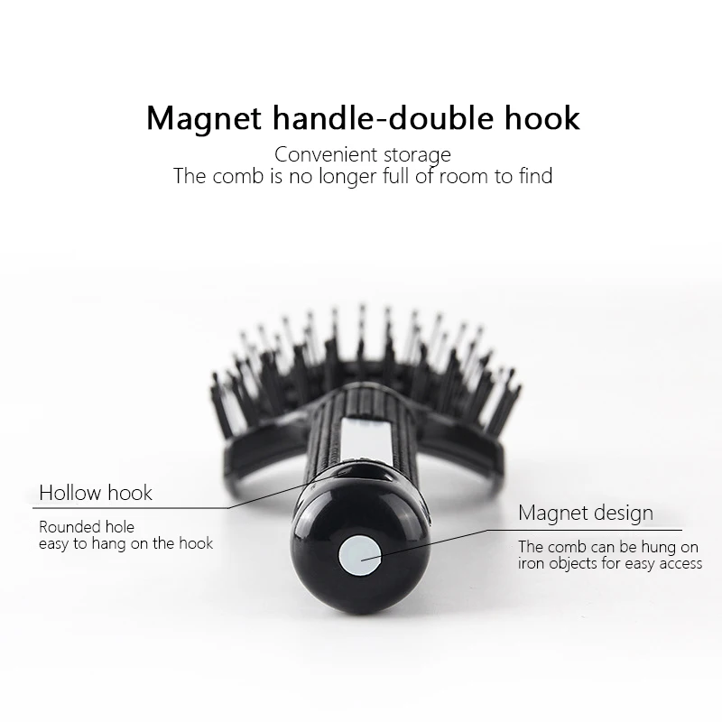 

Hairbrush Anti Klit Brushy Haarborstel Women Detangler Hair Brush Bristle Nylon Scalp Massage Tangle Teaser Hair Brush Comb