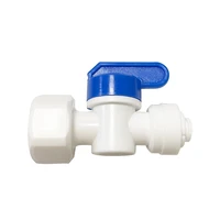 12 female thread 14 38 ball valve backwash controlled ro fitting pe pipe quick connector water filter parts 20pcs