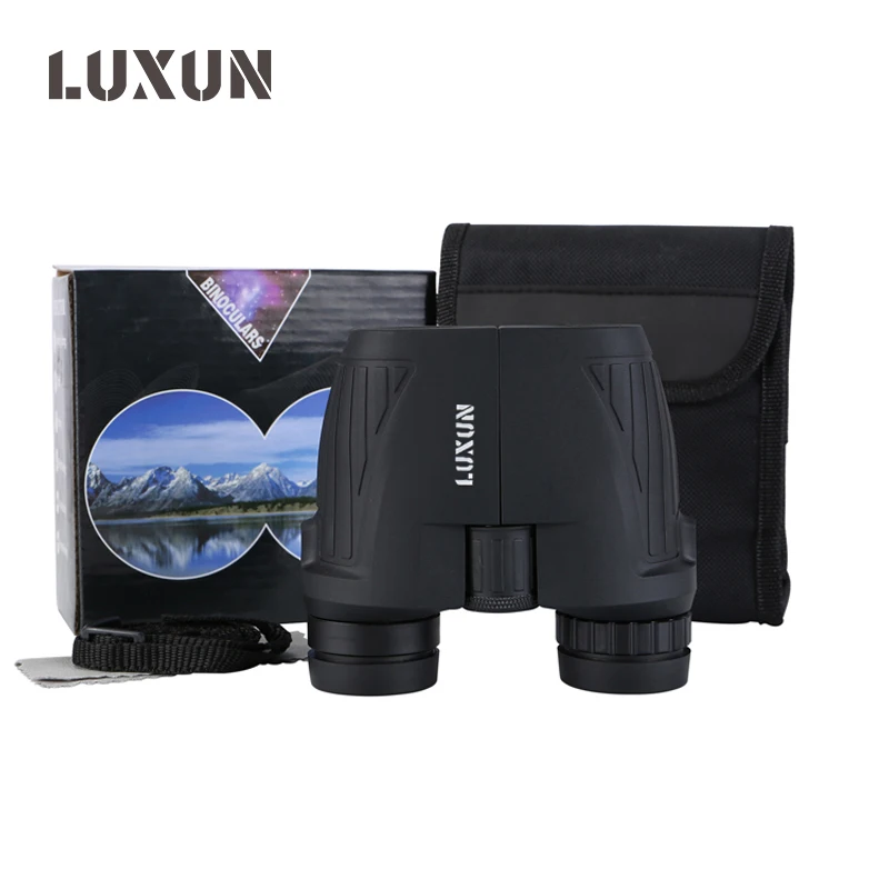 

LUXUN 12X25 Compact Binoculars Low Light Night Vision Telescope HD High Power Waterproof Hunting Binocular