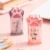 Kawaii точилка для карандашей в форме кошачьей лапы для студентов прозрачная мини-Ручная точилка для ручек инструмент для школы и офиса милые канцелярские принадлежности - изображение
