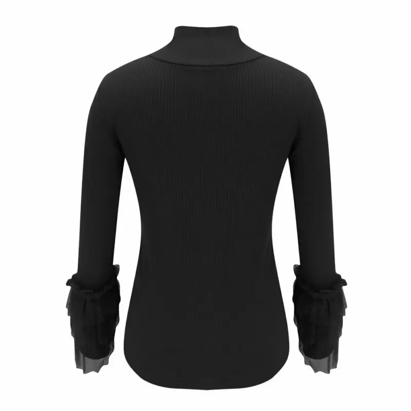 Женские трикотажные блузки с длинным рукавом облегающий джемпер пуловер