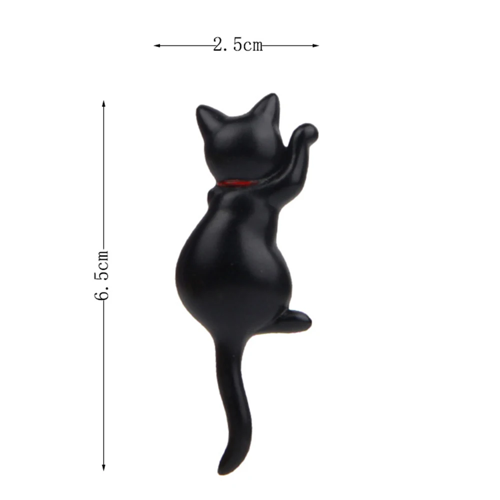 Милый Кот холодильник магнит мультфильм доска Забавный котенок 3D Пастер DIY