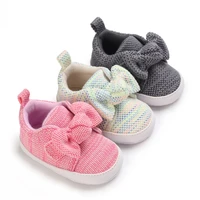 lovely bowknot baby shoes newborn infant first walkers girls sneaker cotton anti slip soft soled toddler casual shoes