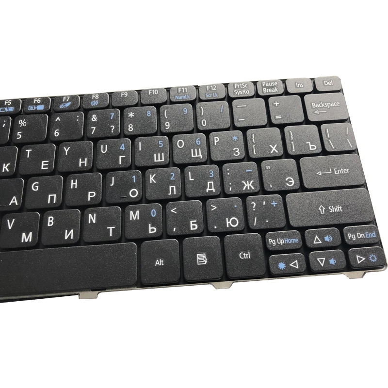 

Russian Keyboard for Acer 9Z.N3K82.Q0R PK130D31A04 PK130AE2004 PK130AU3004 90.4GS07.C0R 9J.N3K82.01D 9Z.N3K82.00R RU Black