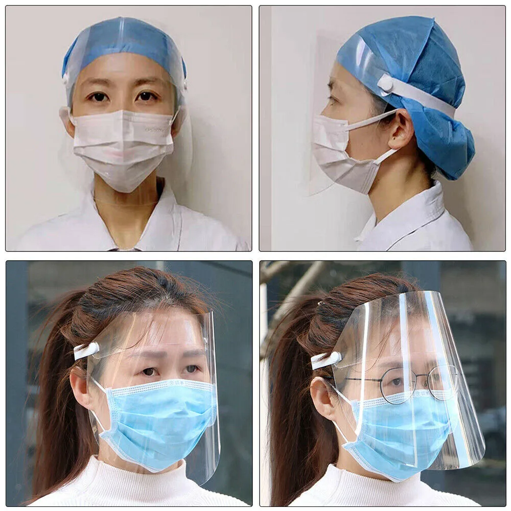 3PCS Anti-spray Protective Mask HD Transparent Child Adult Full Face Splash Effectively Anti-smoke |
