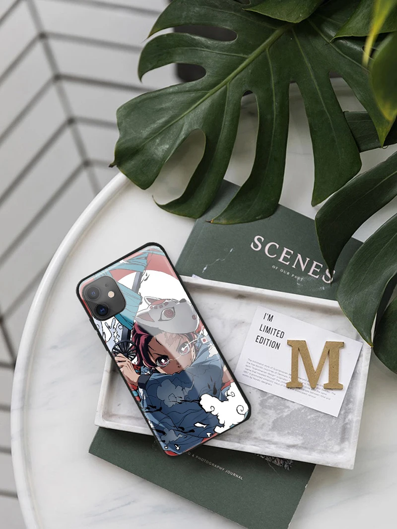 Чехлы из закаленного стекла для iPhone SE 6 6s 7 8 plus x xr xs 11 12 Pro max | Мобильные телефоны и