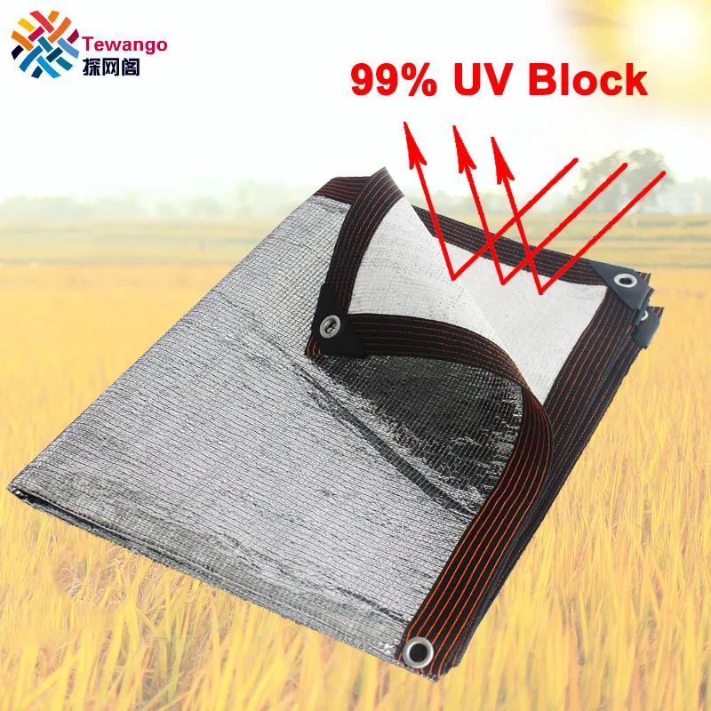 99% УФ блок из алюминиевой фольги солнцезащитный тент для окон балкона теплицы