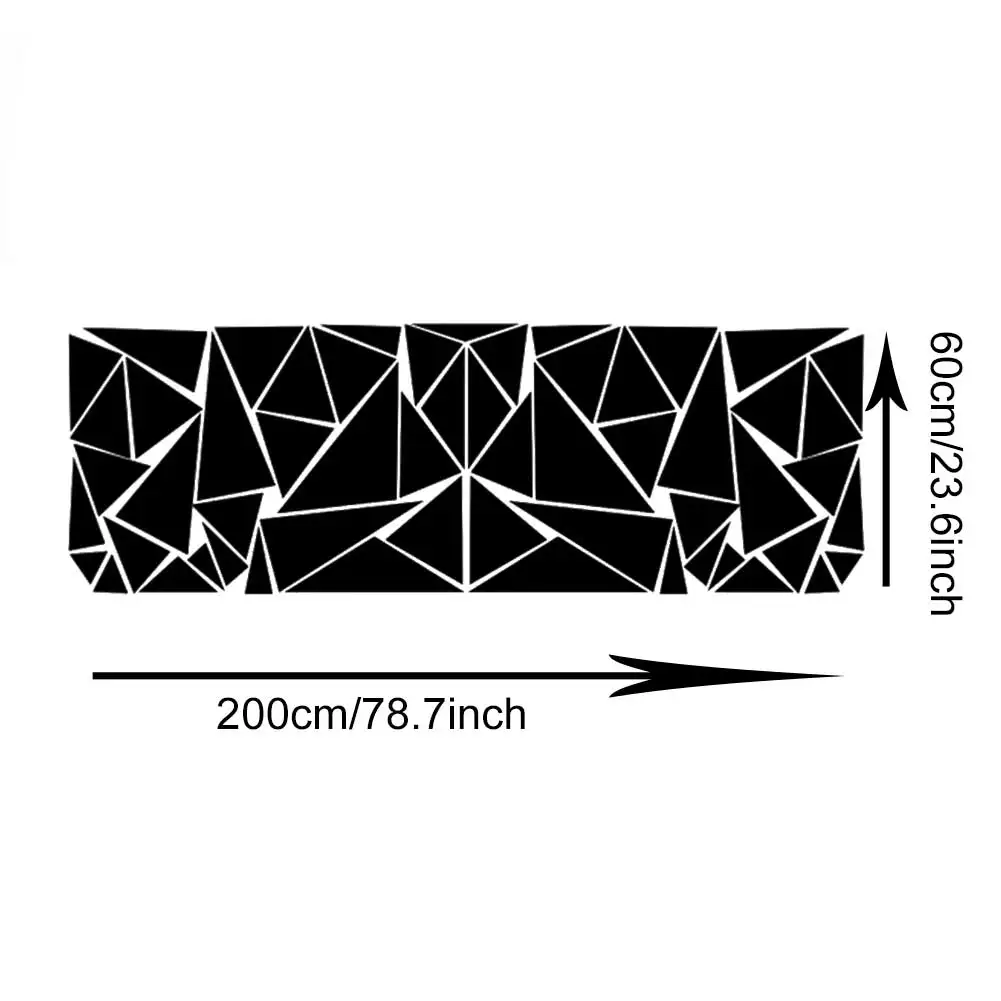 

Triangles Camouflage Car Vehicle Body Side Reflective Decals Sticker Decoration Professional Spared Parts
