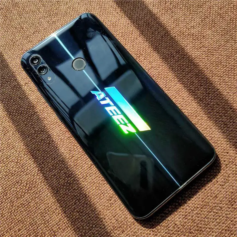 

ATEEZ Laser PVC Sticker Creative Rainbow Color Sticker For Decoration Laptop Phone