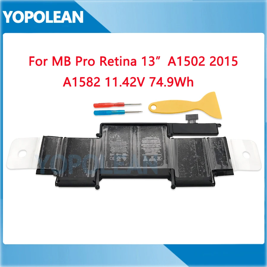 Новый аккумулятор A1582 для ноутбука Macbook Pro Retina 13 дюймов A1502 2015 лет 11 42 в Вт/ч |
