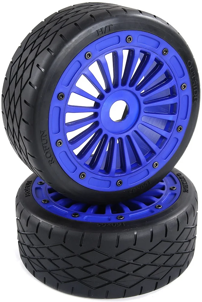 На дорожное колесо Набор с сильным нейлоновый обод для 1/5 весы Rovan ROFUN F5 MCD XS5 RR5 rc грузовик 2 шт./компл