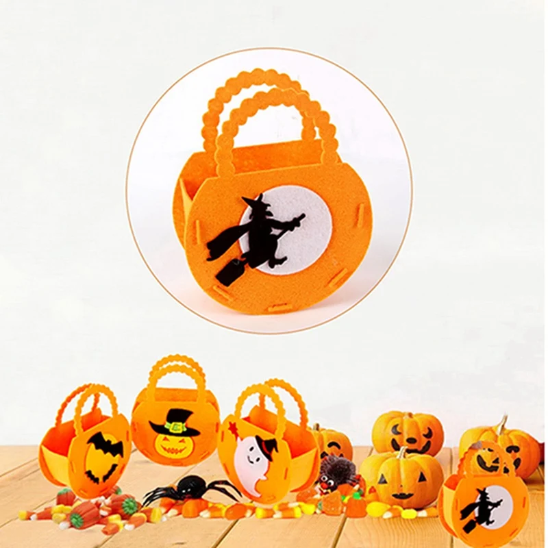 Креативная сумка для конфет на Хэллоуин детей детская трюка или лакомства ручная