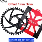 Велосипедная цепь VXM MTB 30T32T34T36T38T40T для Sram 89101112S NX XX XO GX GXP11 X1 офсетная 1 мм 3 мм