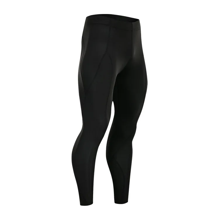 Black Leggings Fanceey, спортивное термобелье, термобелье для мужчин, кальсоны, Термоодежда, Рашгард, комплект, длинное компрессионное нижнее белье, футболка, леггинсы - Цвет: Black Leggings